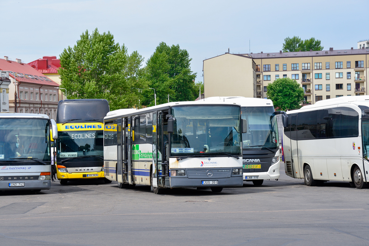 Литва, Mercedes-Benz O550 Integro № JUS 351