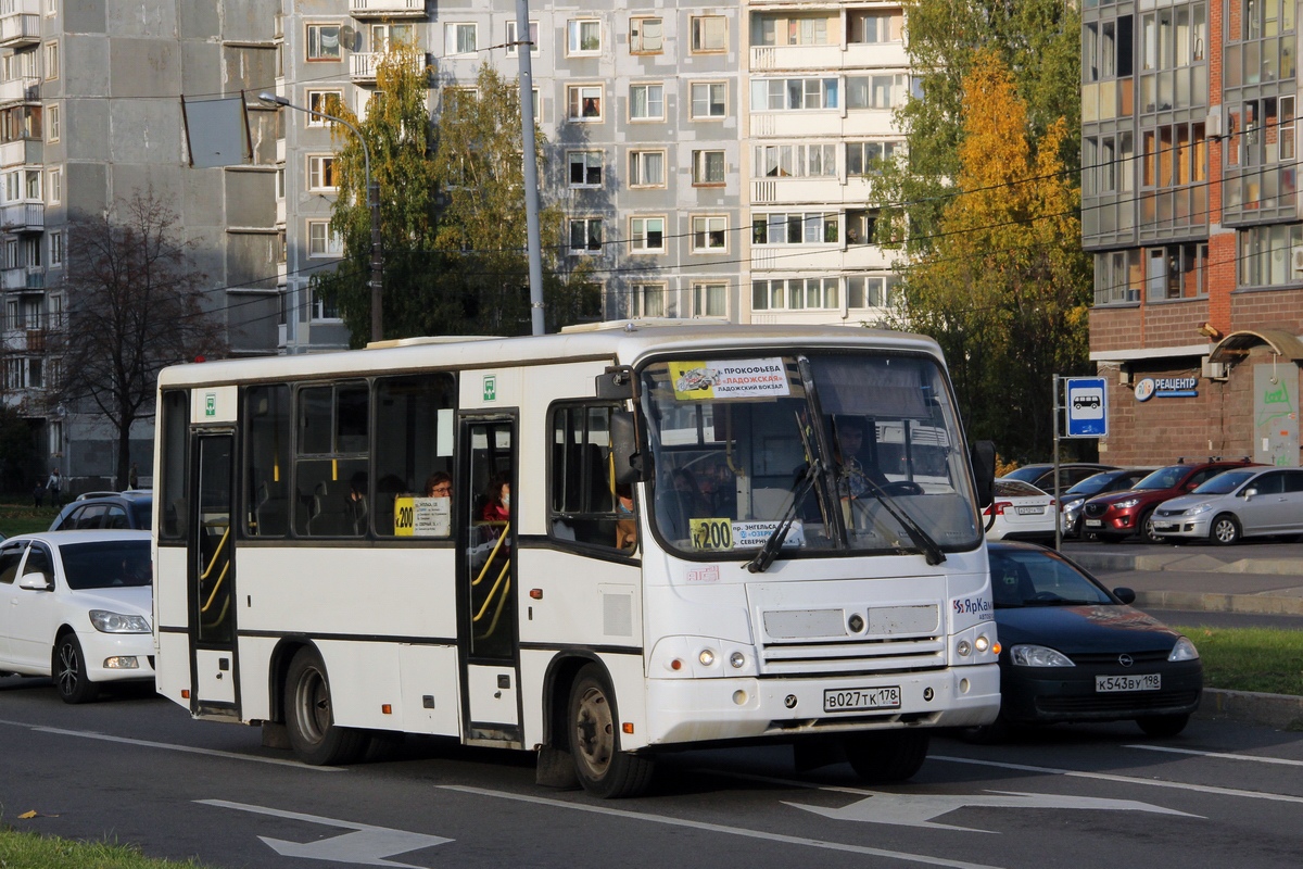 Санкт-Петербург, ПАЗ-320402-05 № В 027 ТК 178