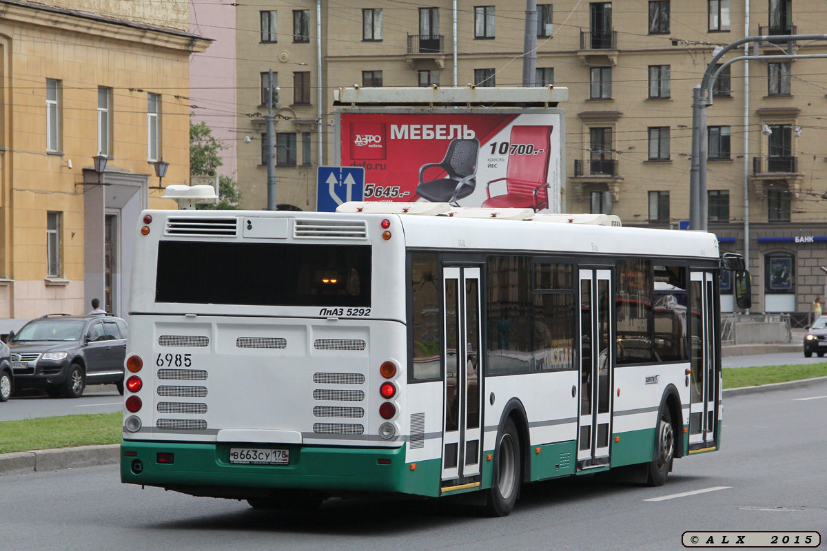 Санкт-Петербург, ЛиАЗ-5292.60 № 6985