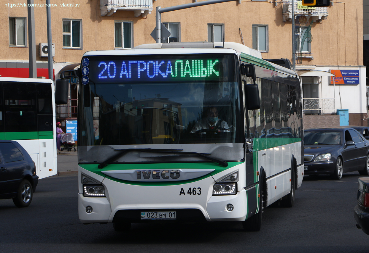 Астана, IVECO Urbanway 12M (СарыаркаАвтоПром) № A463