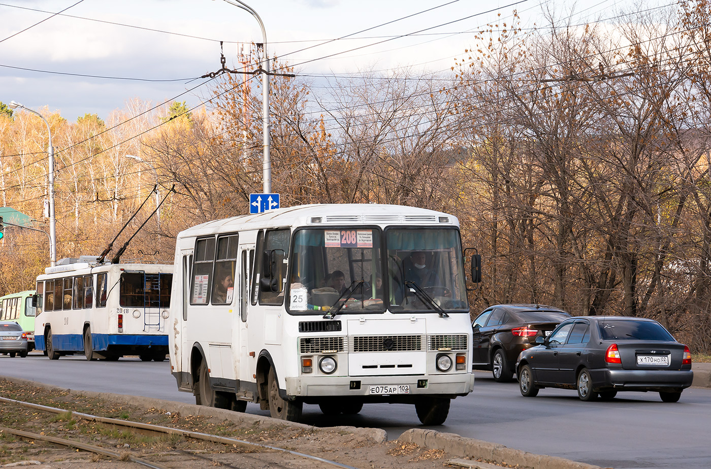 Башкортостан, ПАЗ-32054 № Е 075 АР 102