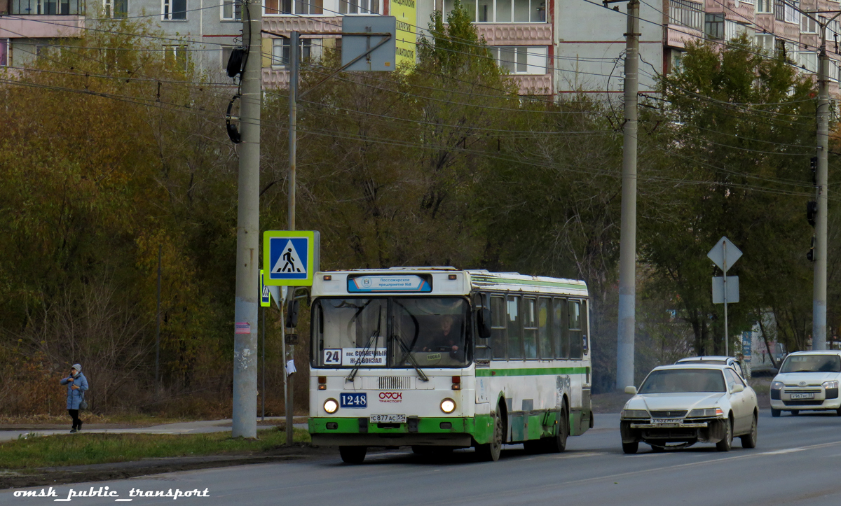 Омская область, ЛиАЗ-5256.45 № 1248