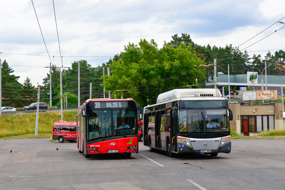 Літва, Solaris Urbino IV 12 № 4106; Літва, Castrosua CS.40 City Versus GNC 12 № 975