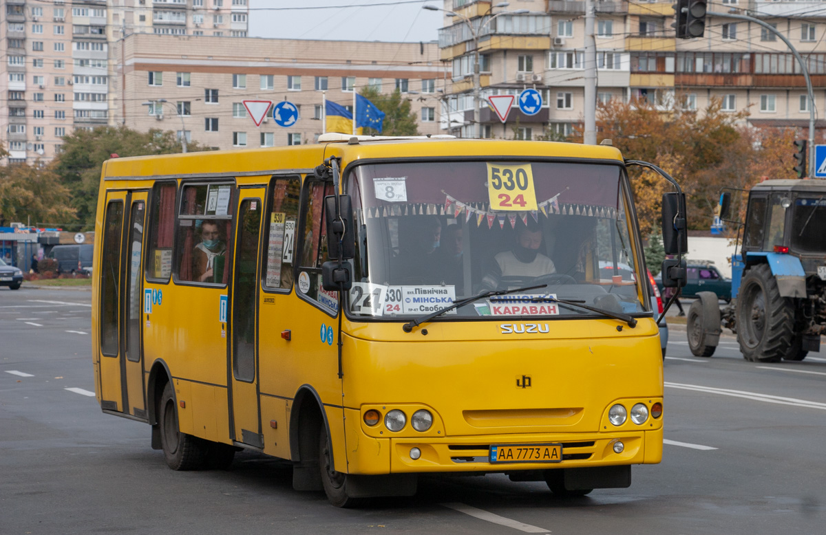 Киев, Богдан А09201 (ЛуАЗ) № AA 7773 AA