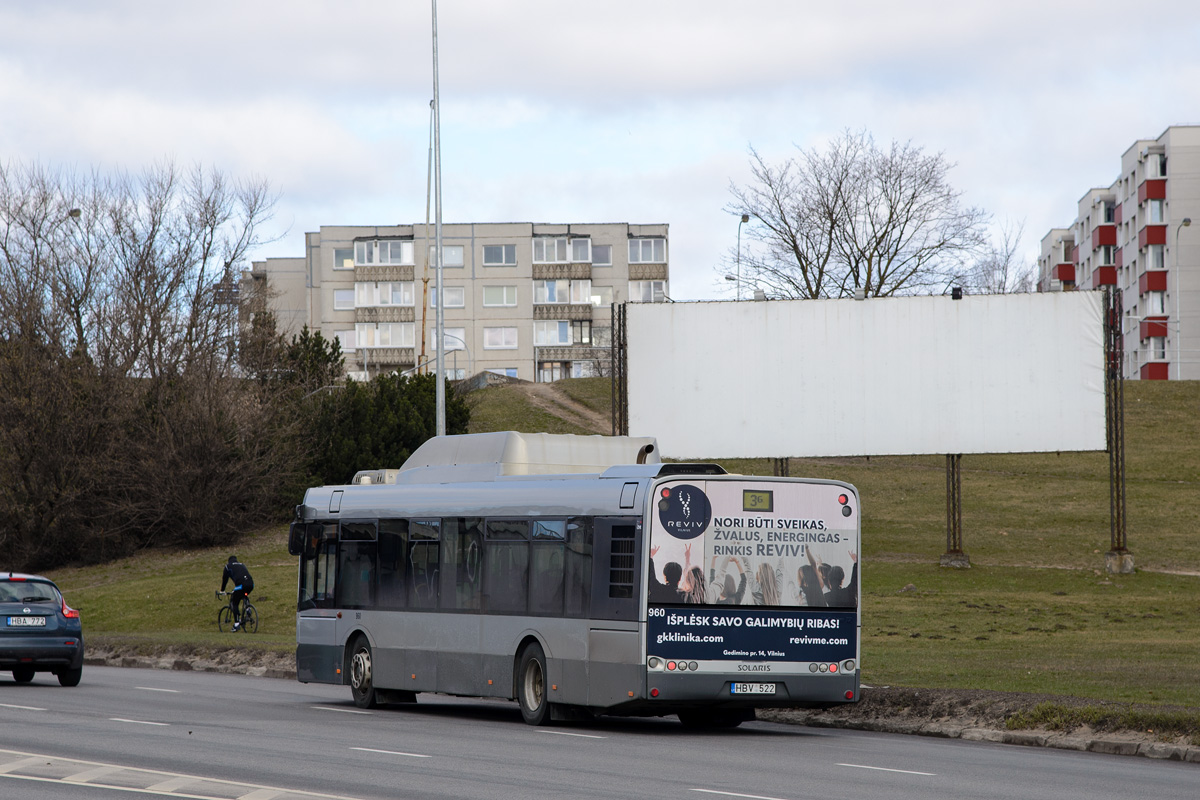 Литва, Solaris Urbino III 12 CNG № 960