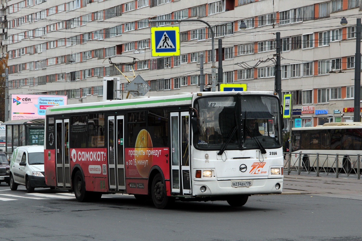 Санкт-Петербург, ЛиАЗ-5293.53 № 3556