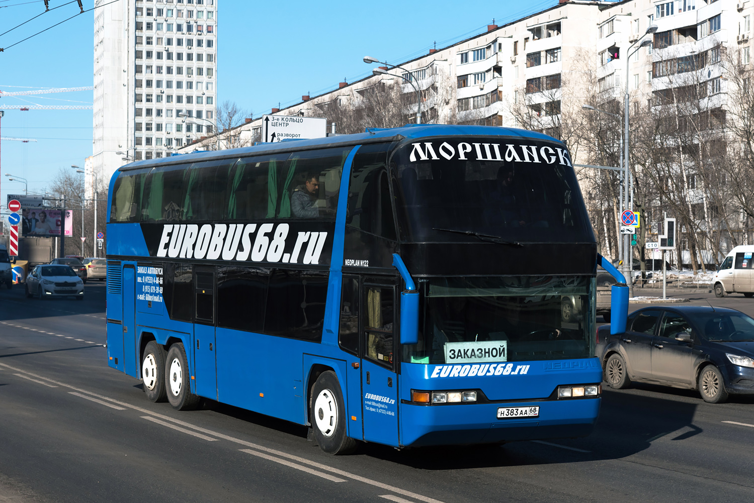 Tambov region, Neoplan N122/3 Skyliner # Н 383 АА 68