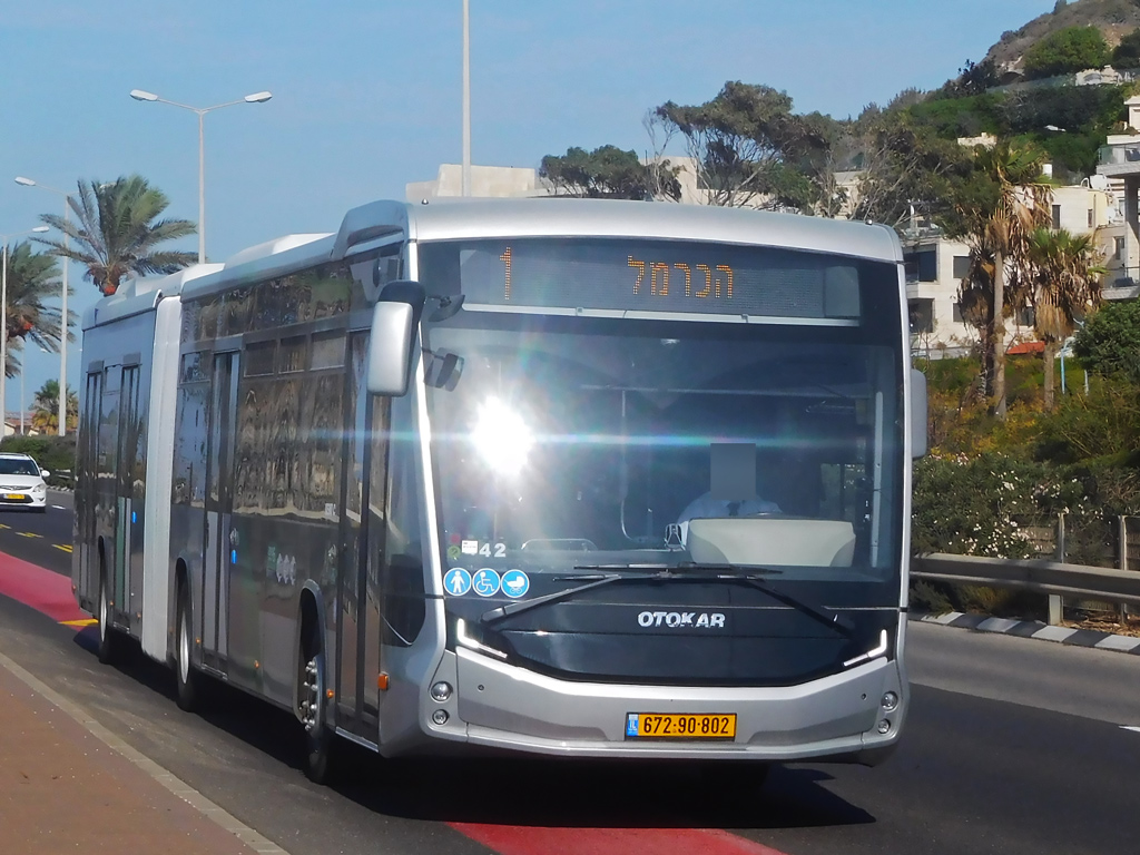 Израиль, Otokar Kent C 18 BRT № 672-90-802