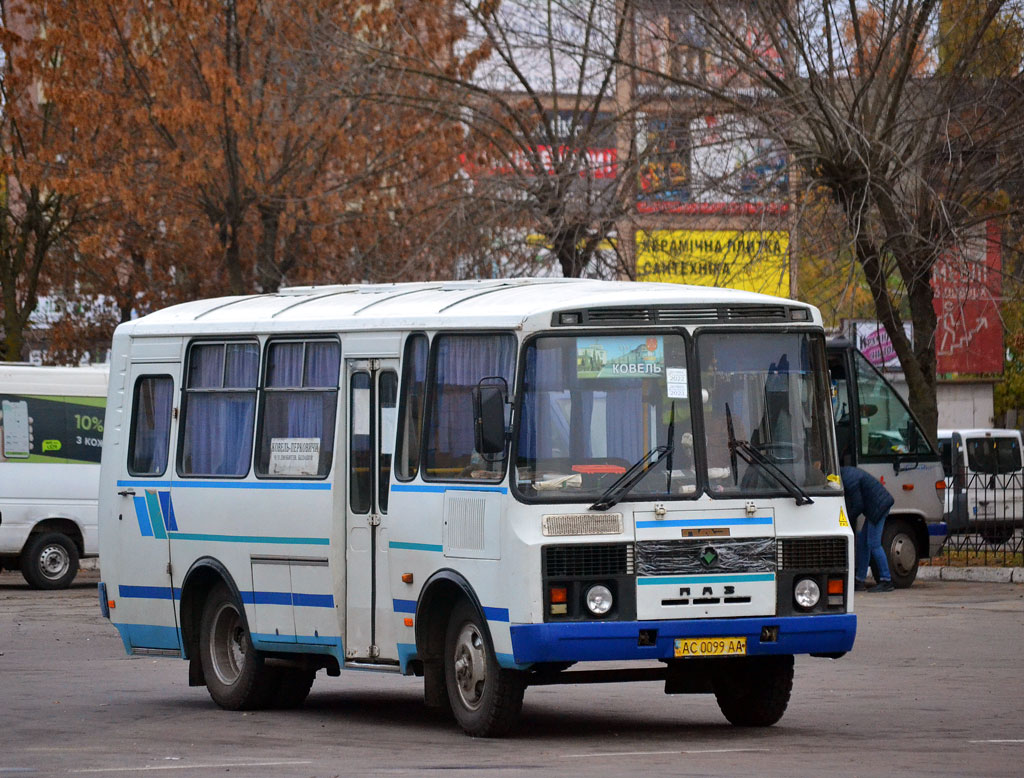 Волынская область, ПАЗ-32053 № AC 0099 AA