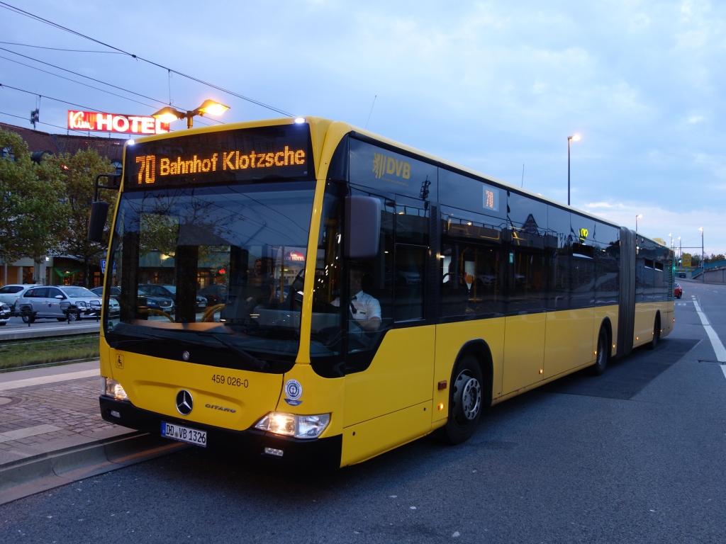 Саксония, Mercedes-Benz O530G Citaro facelift G № 459 026-0