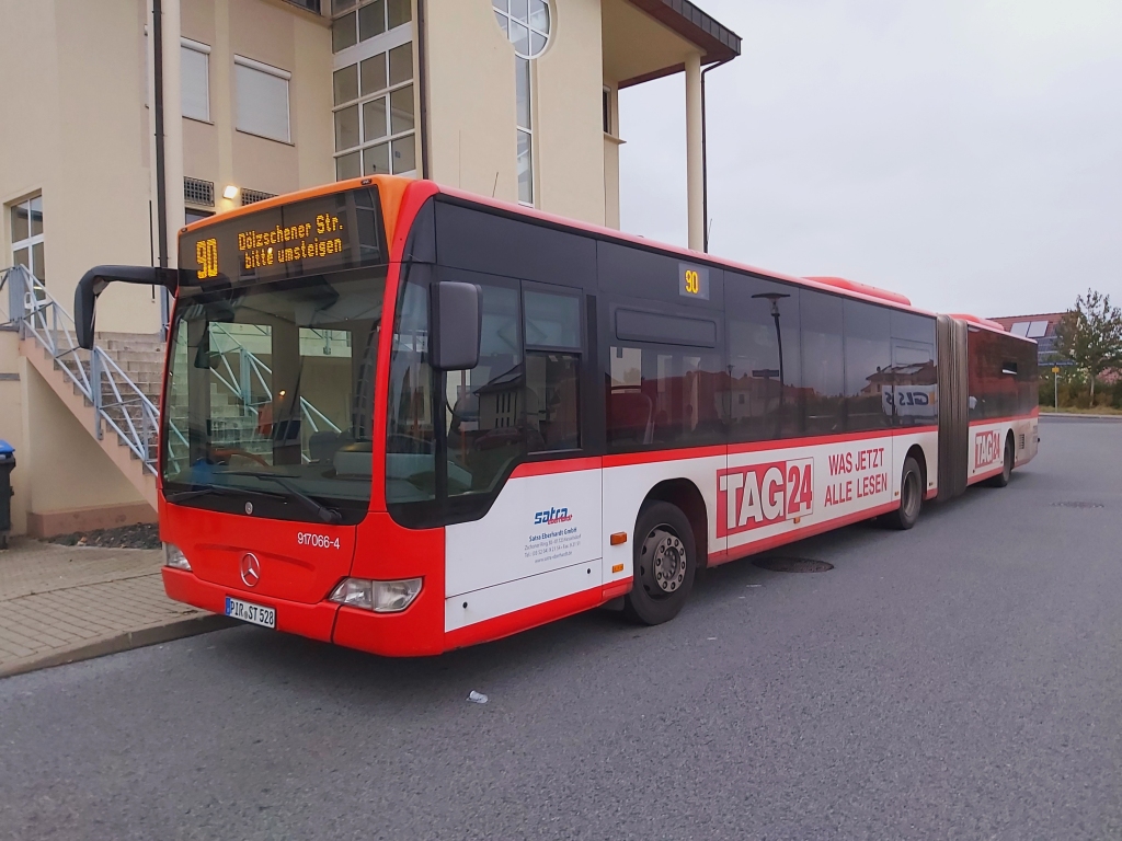 Sachsen, Mercedes-Benz O530G Citaro facelift G Nr. PIR-ST 528