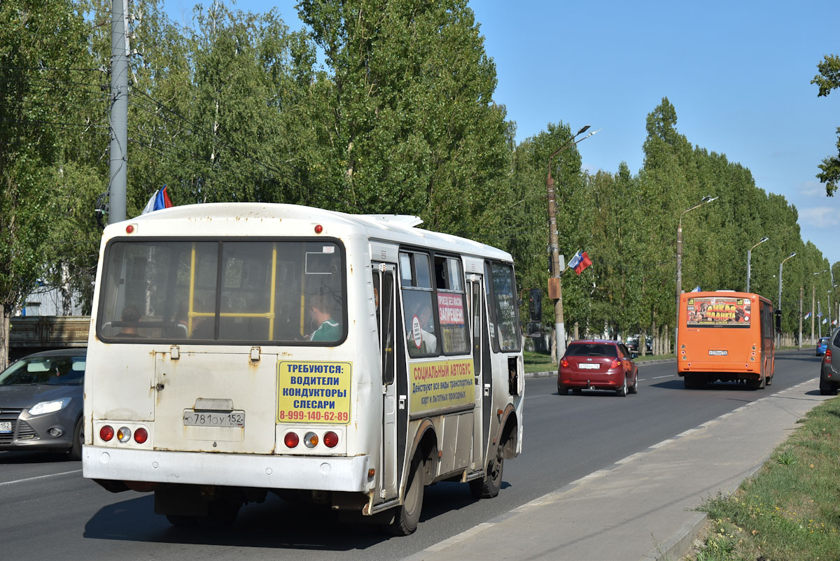 Нижегородская область, ПАЗ-32054 № О 781 ОУ 152