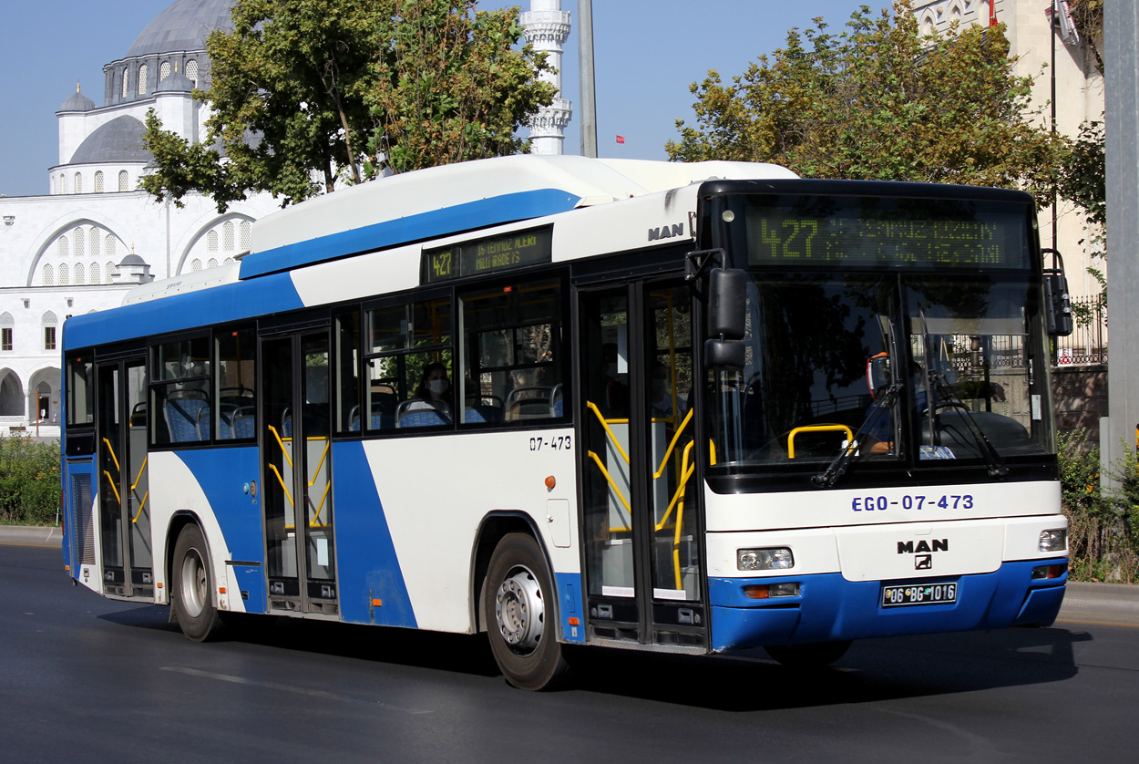 Турция, MAN A74 Lion's Classic SL283 CNG № 07-473 Турция, MAN A74 Lion's Classic SL283 CNG № 07-473