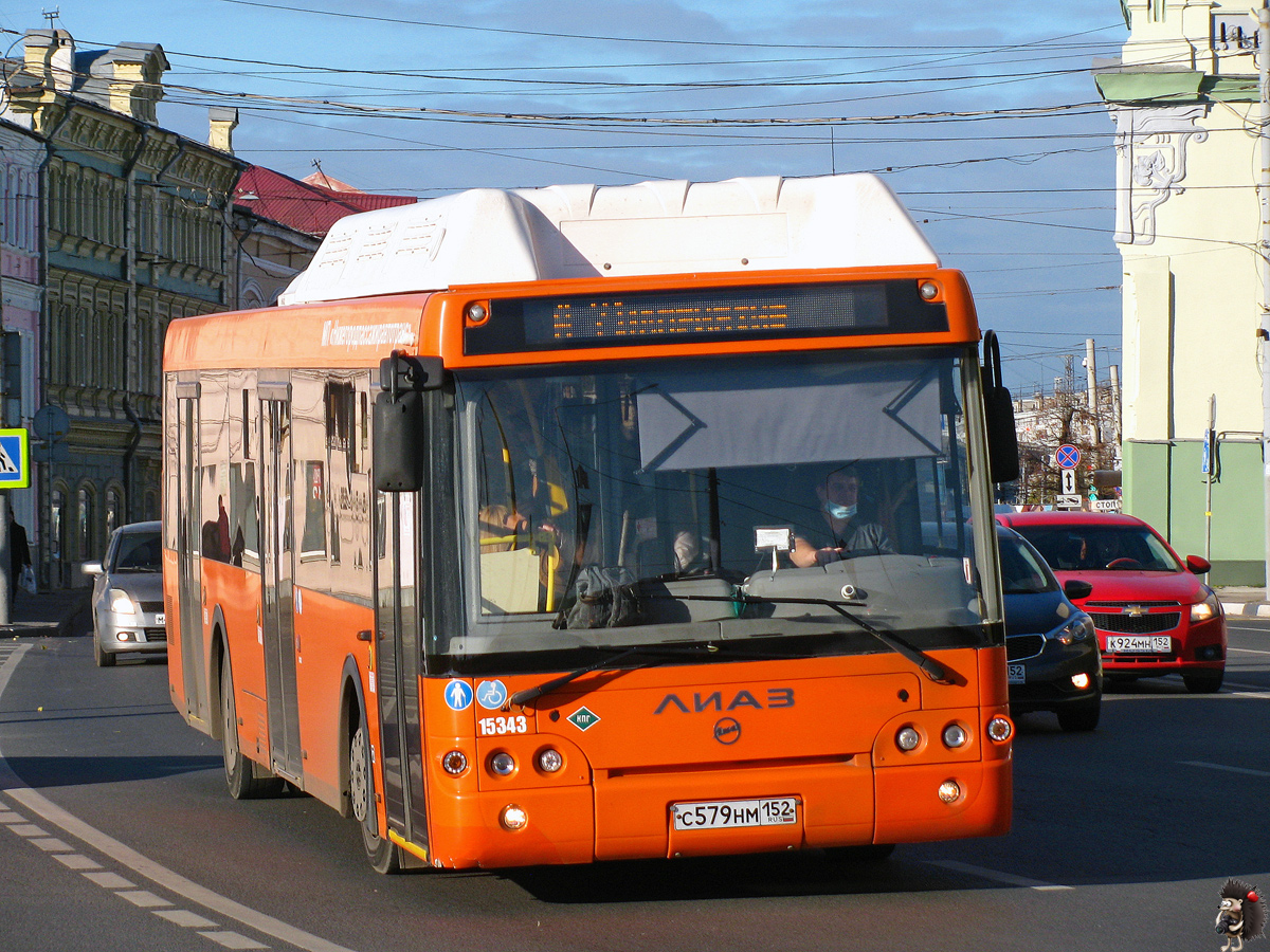 Нижегородская область, ЛиАЗ-5292.67 (CNG) № 15343