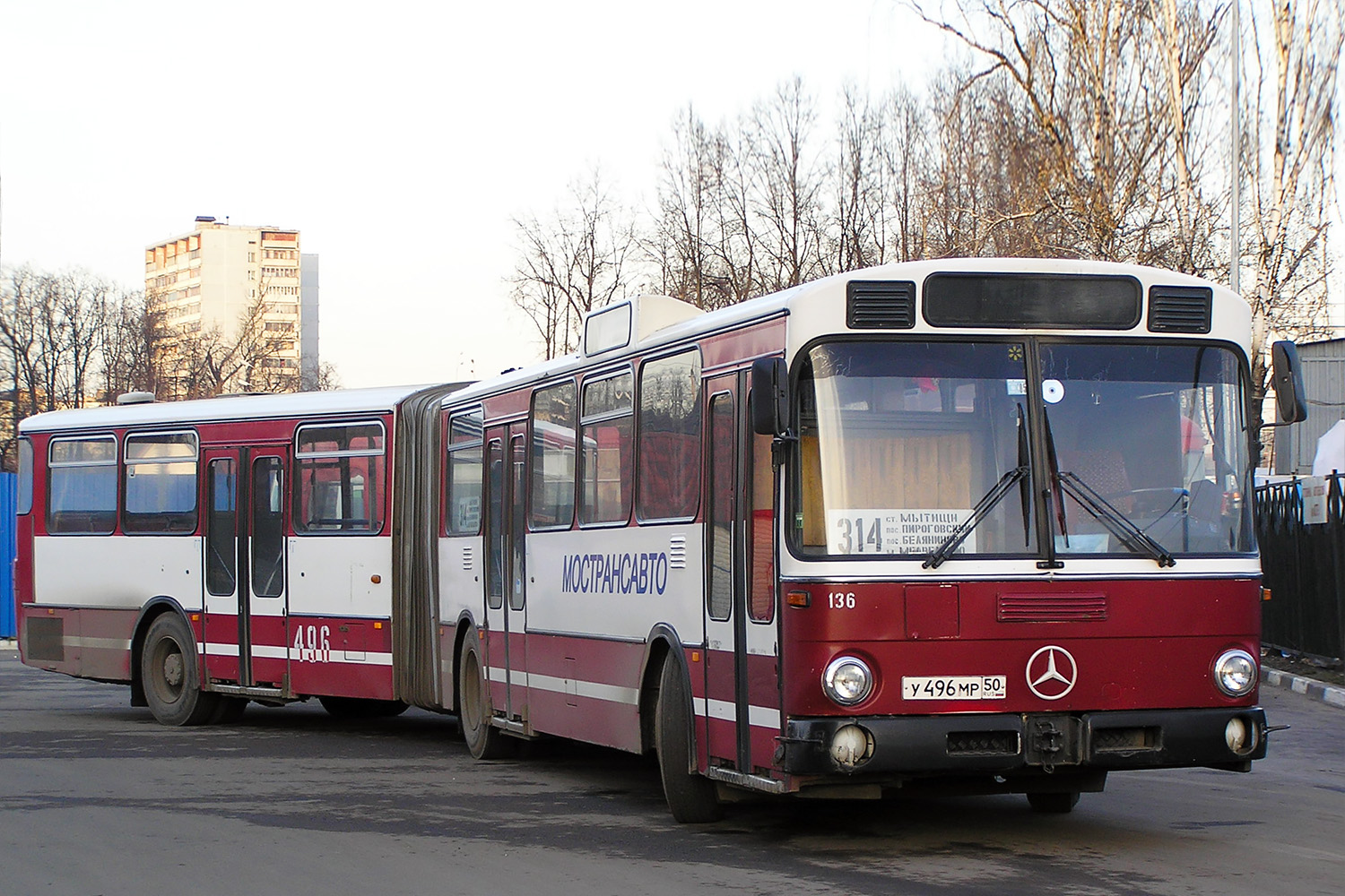 Московская область, Mercedes-Benz O305G № 136