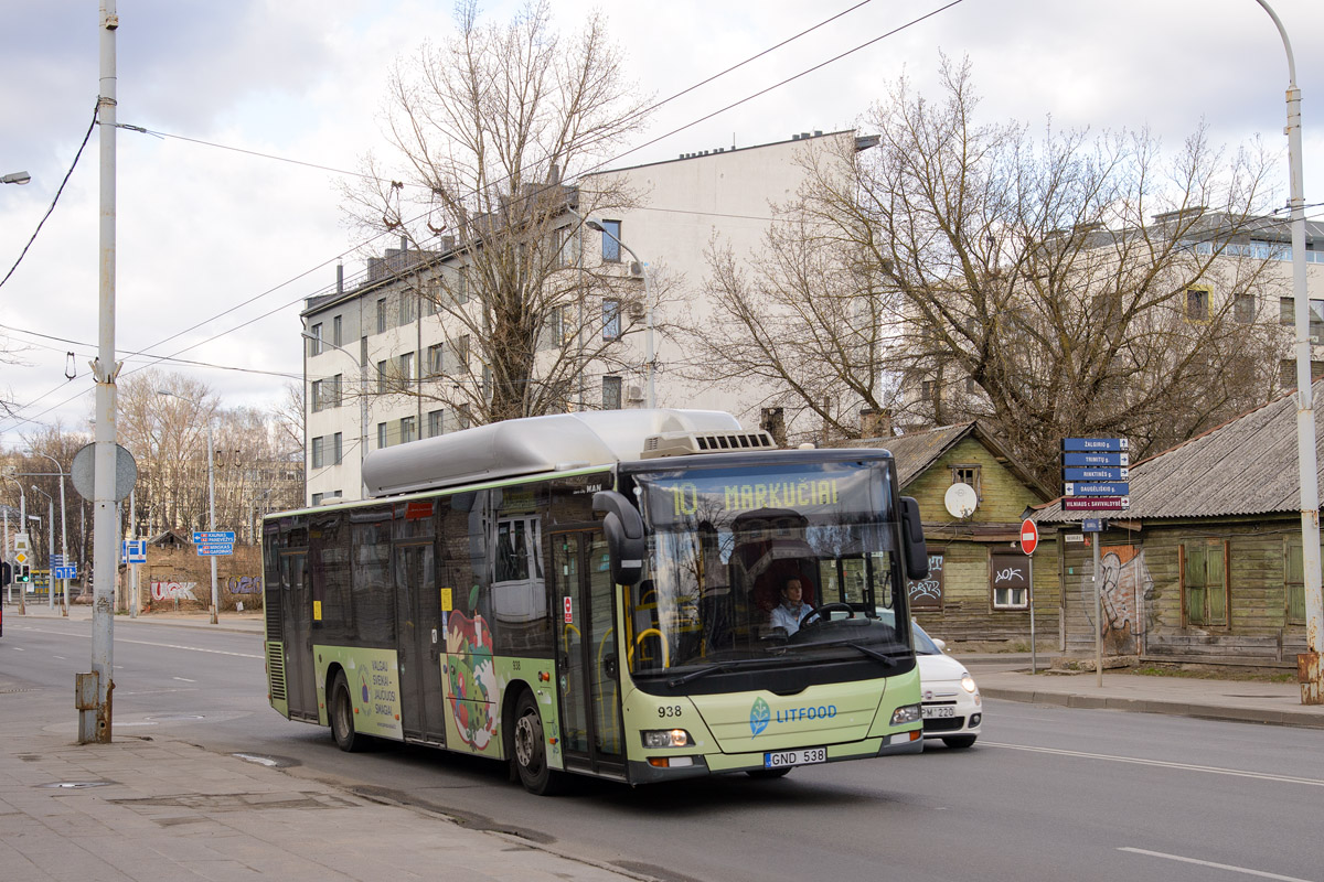 Литва, MAN A21 Lion's City NL273 CNG № 938