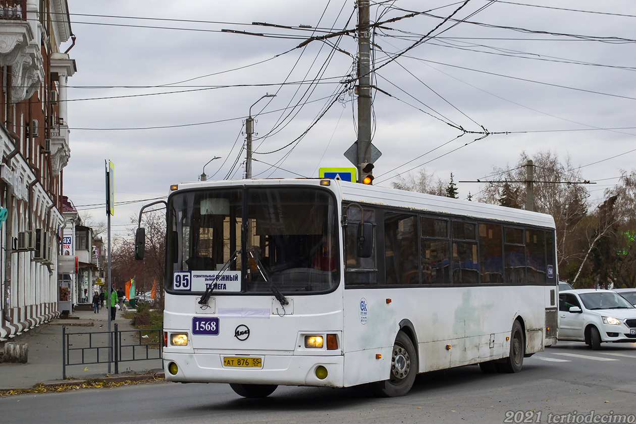 Омская область, ЛиАЗ-5293.00 № 1568