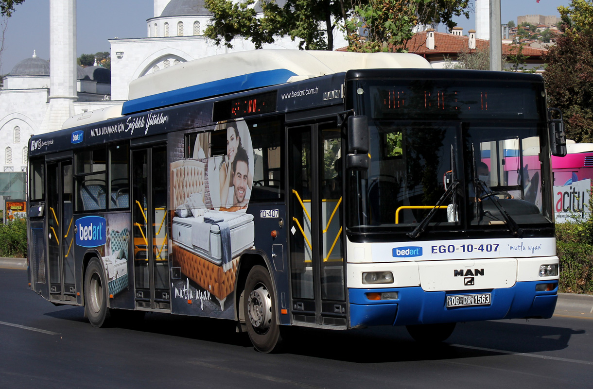 Турция, MAN A74 Lion's Classic SL283 CNG № 10-407 Турция, MAN A74 Lion's Classic SL283 CNG № 10-407