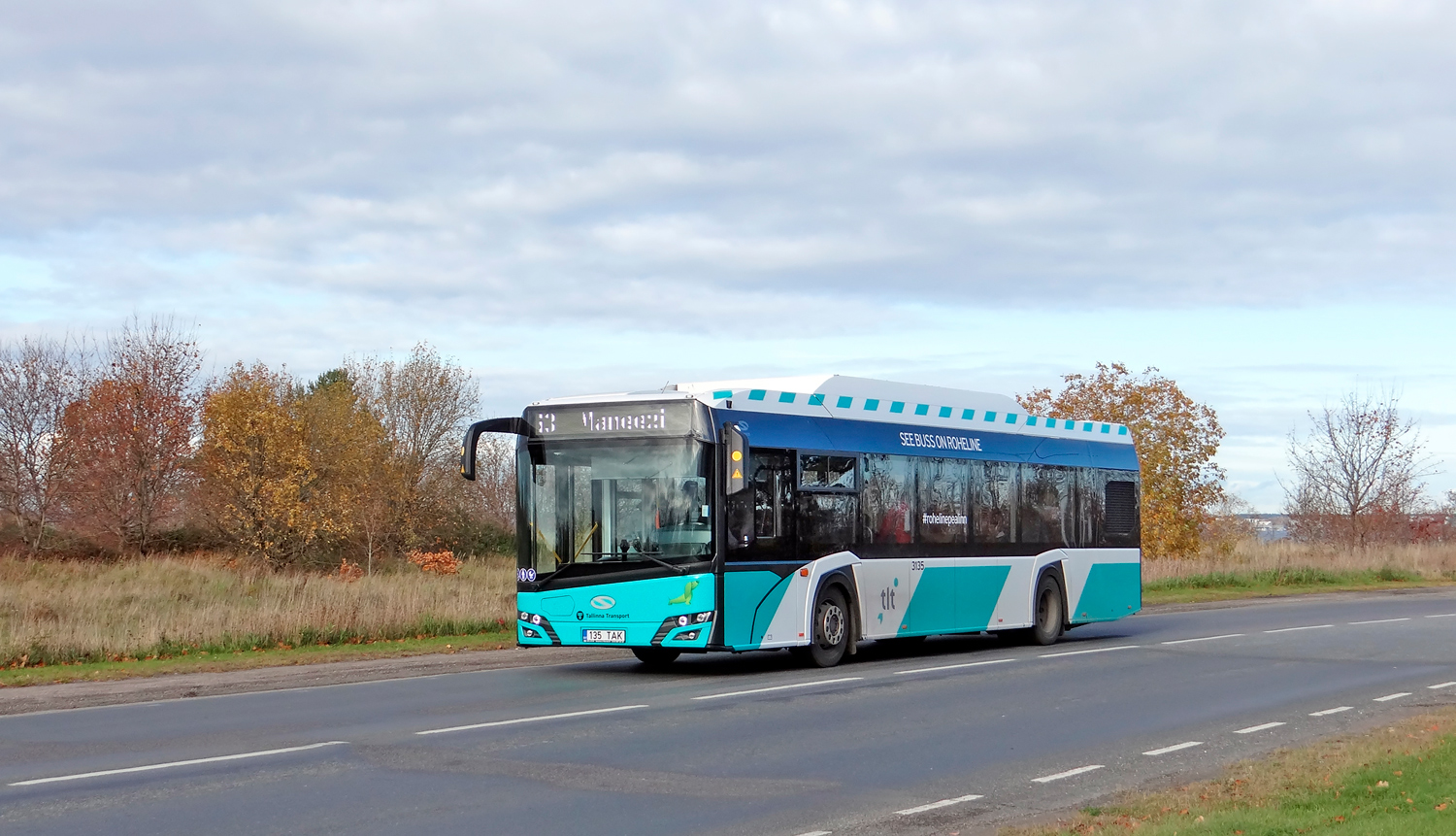 Эстония, Solaris Urbino IV 12 CNG № 3135