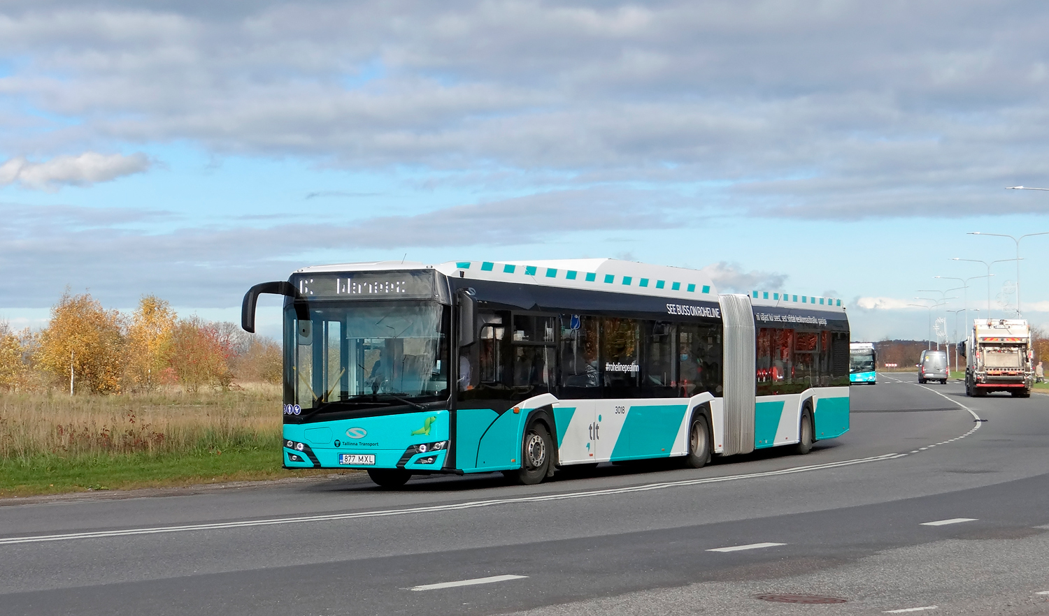 Эстония, Solaris Urbino IV 18 CNG № 3018