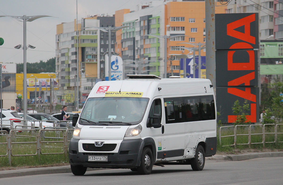 Челябинская область, Нижегородец-2227SK (Peugeot Boxer) № Т 334 РВ 174