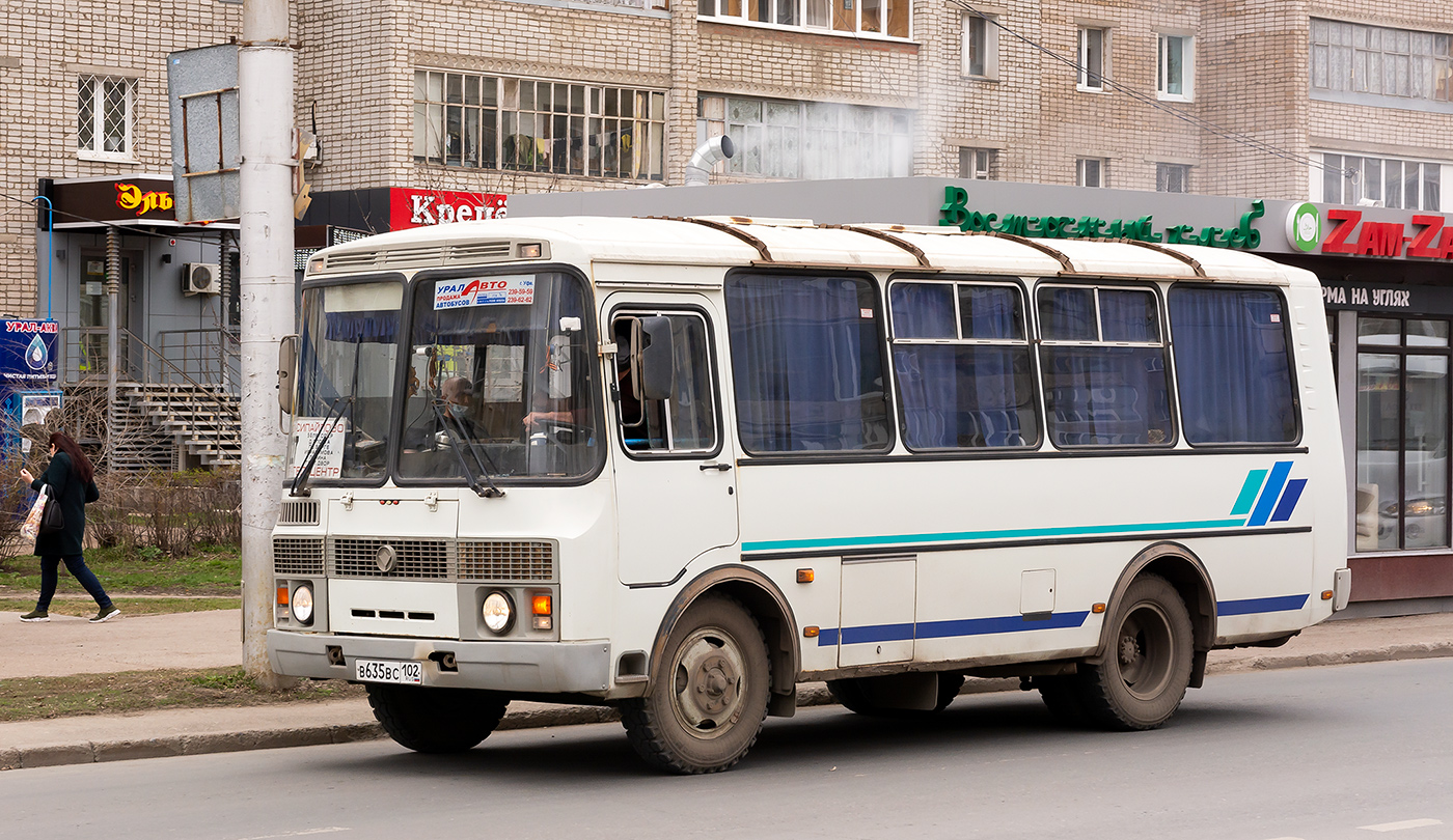 Башкортостан, ПАЗ-32053 № В 635 ВС 102