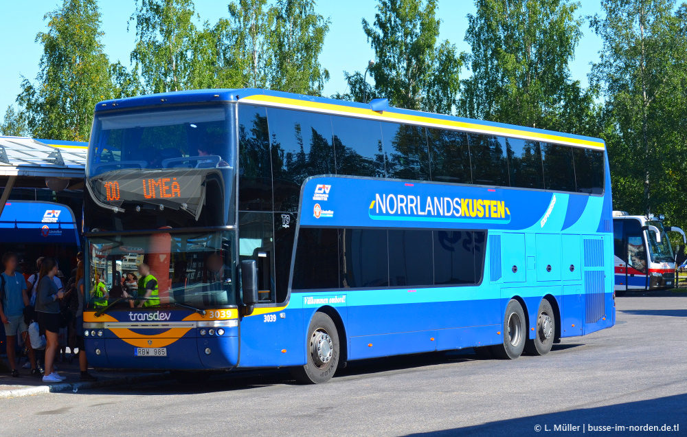 Швеция, Van Hool TD929 Astrobel № 3039