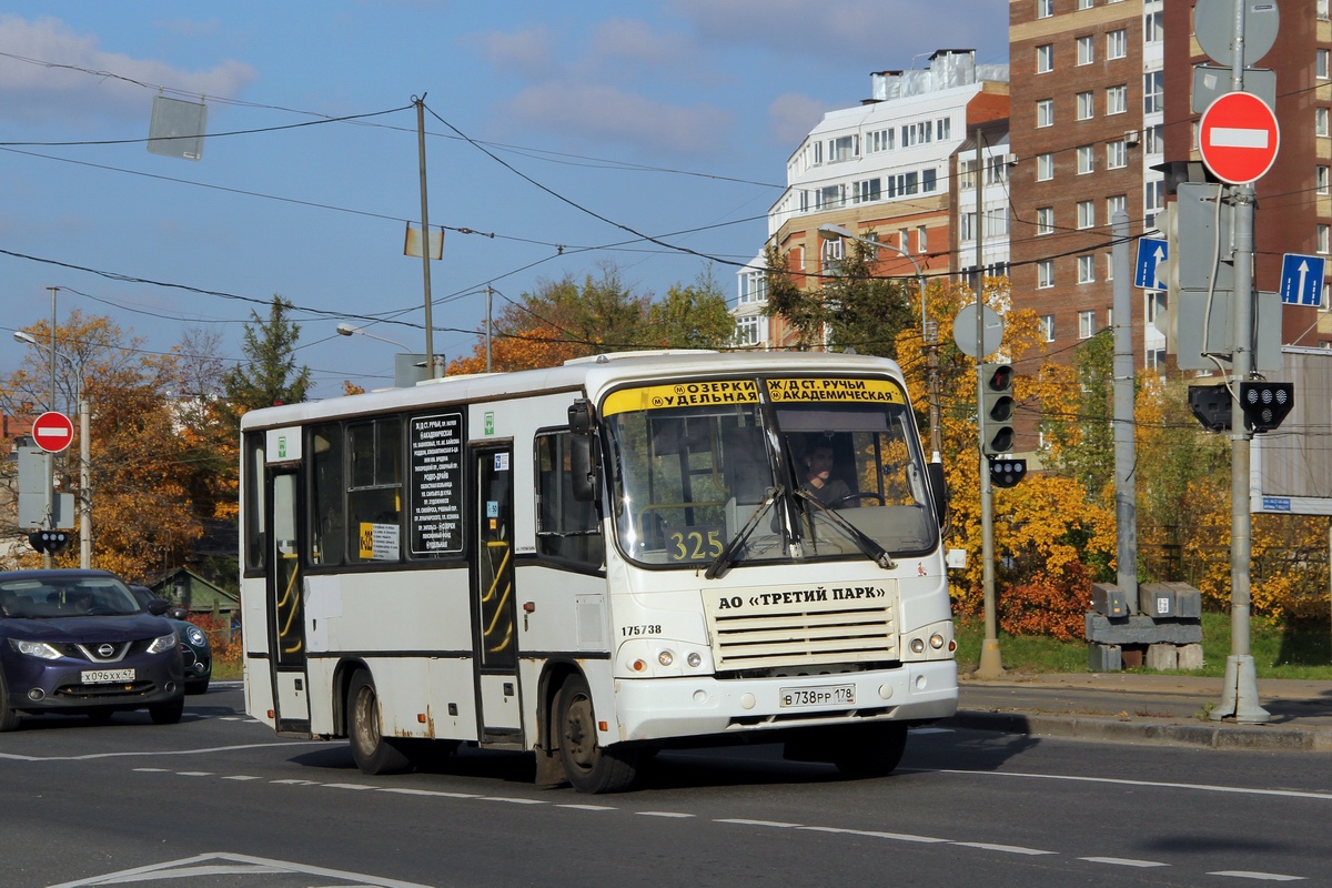 Санкт-Петербург, ПАЗ-320402-05 № В 738 РР 178