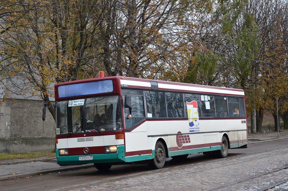 Калининградская область, Mercedes-Benz O405 № Р 315 РР 39