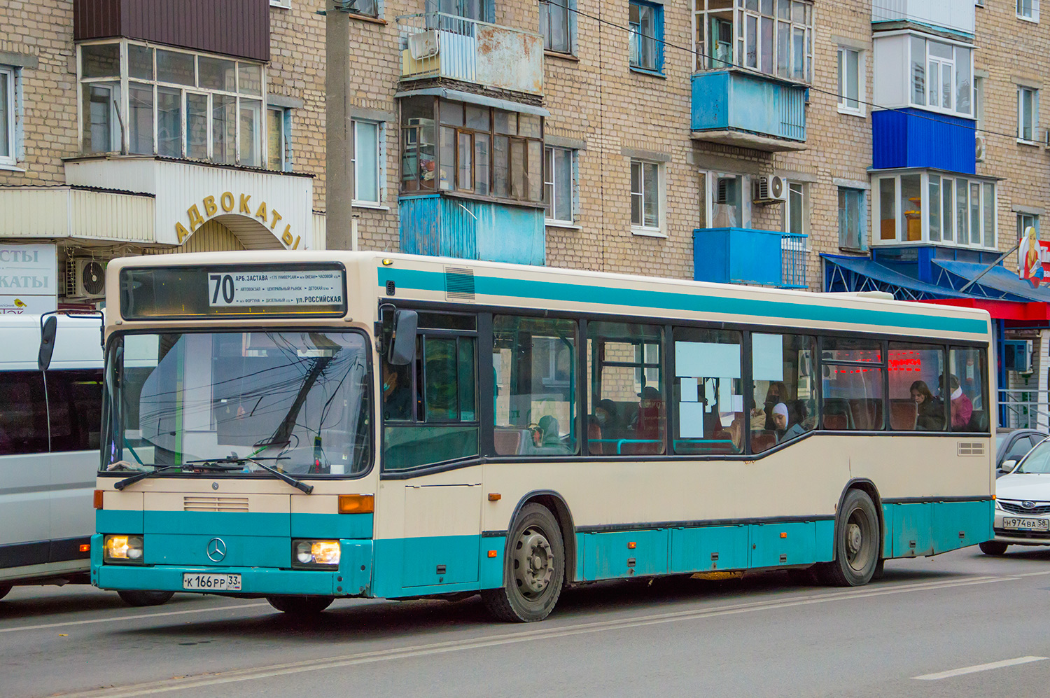 Пензенская область, Mercedes-Benz O405N2 № К 166 РР 33