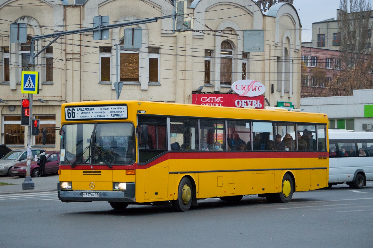 Пензенская область, Mercedes-Benz O405 № Р 817 ВУ 58