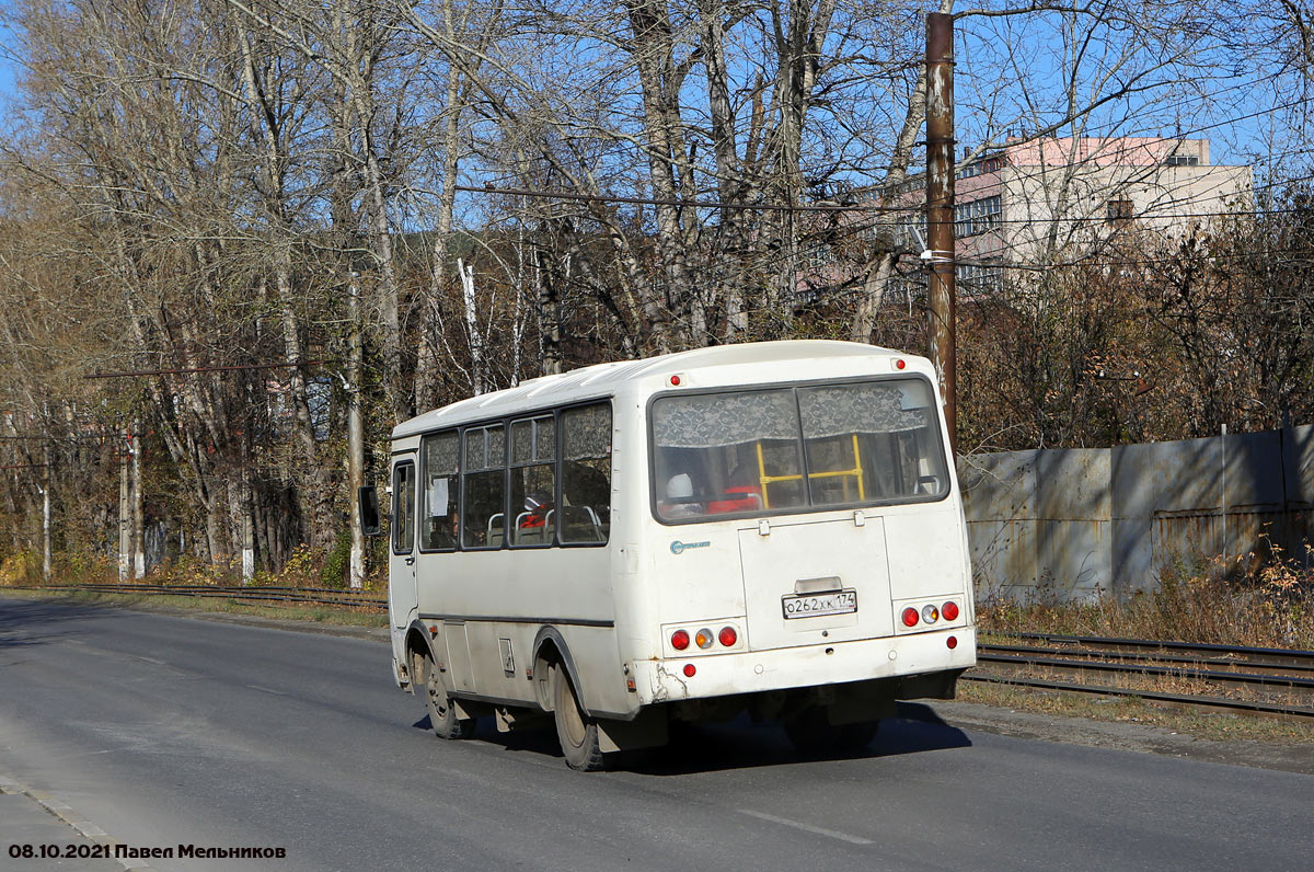 Chelyabinsk region, PAZ-32054 č. О 262 ХК 174