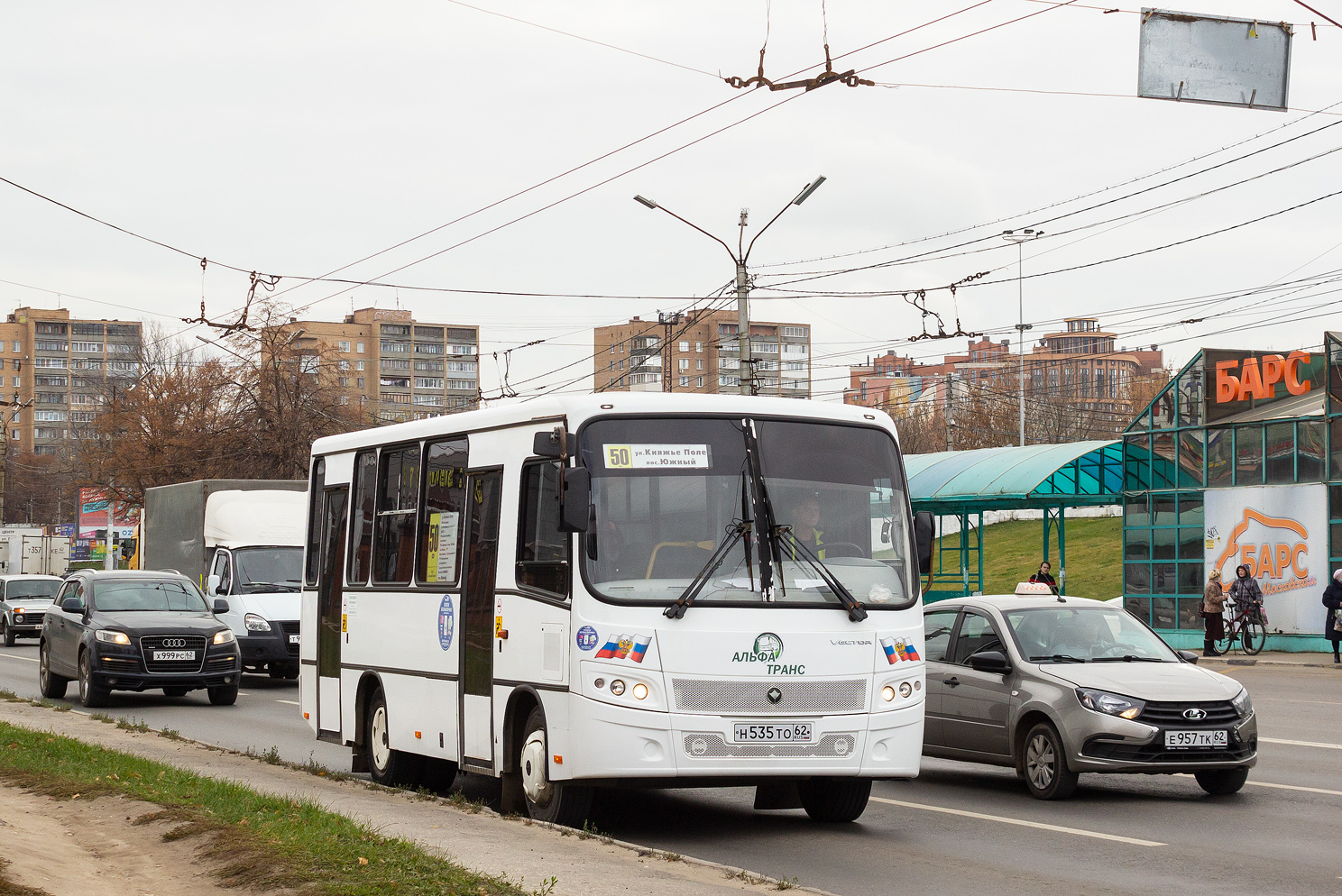 Рязанская область, ПАЗ-320402-05 "Вектор" № Н 535 ТО 62