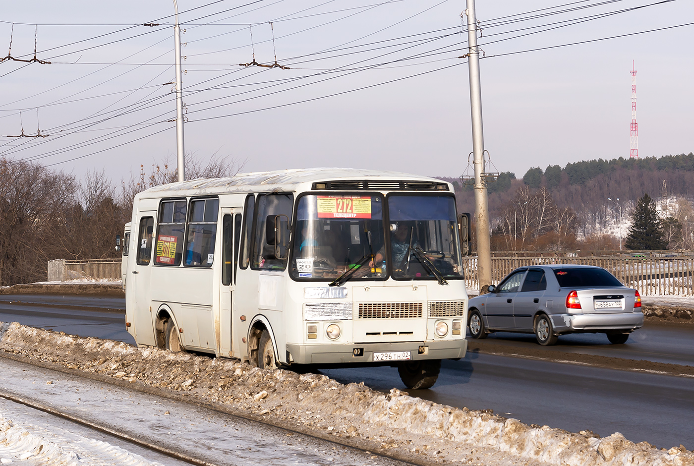 Башкортостан, ПАЗ-32053 № Х 296 ТН 02