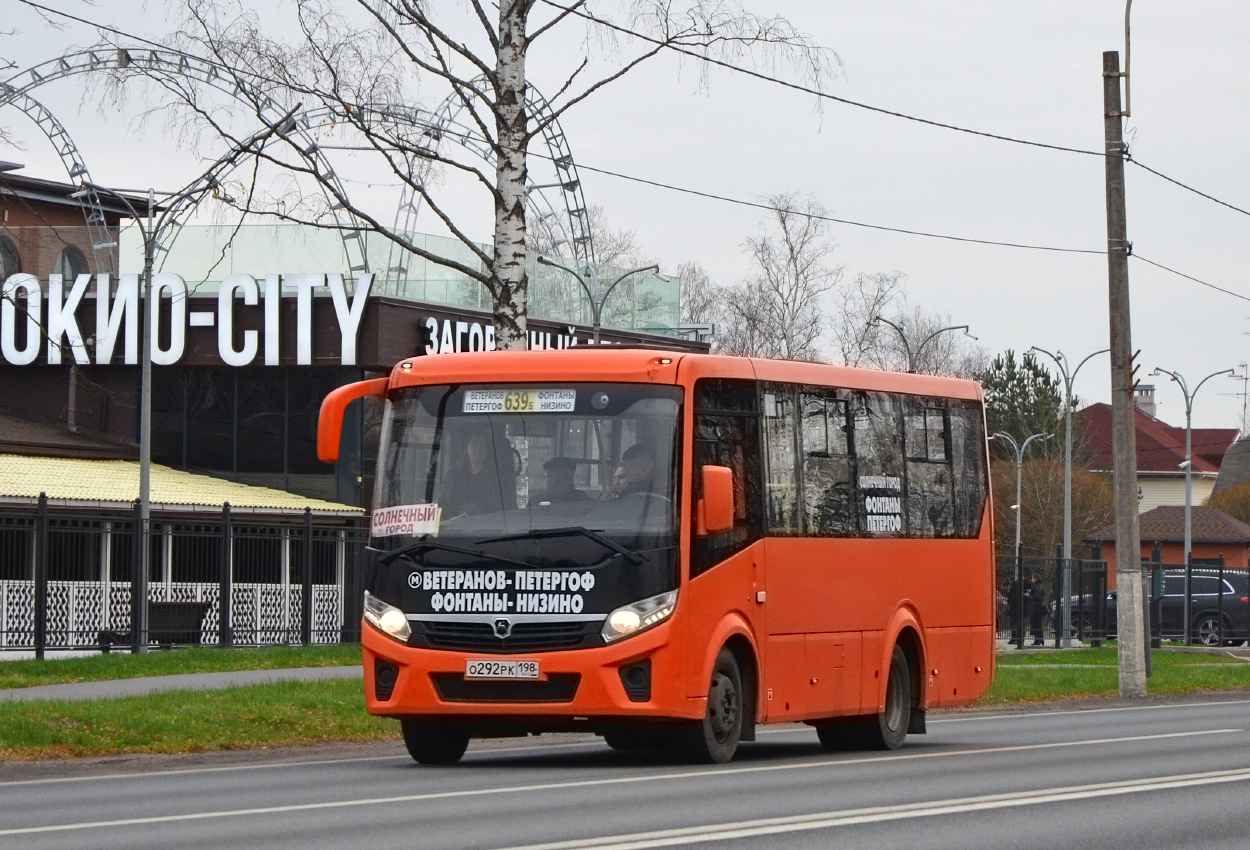 Санкт-Петербург, ПАЗ-320405-04 "Vector Next" № О 292 РК 198