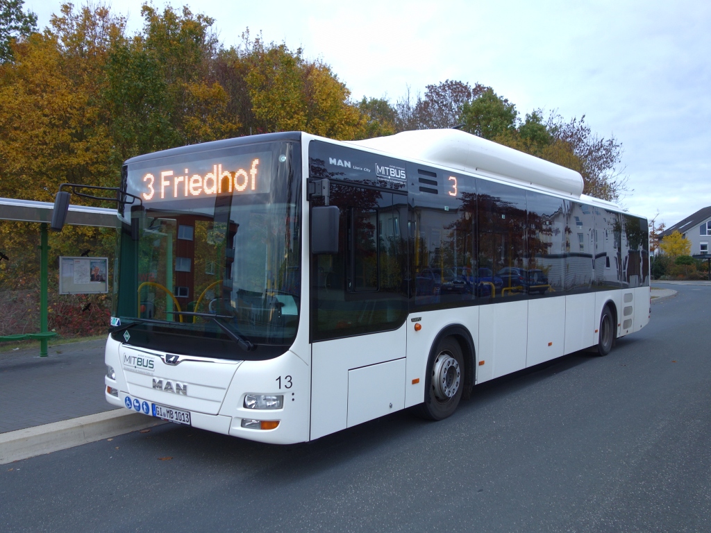 Гессен, MAN A21 Lion's City NL313 CNG № 13