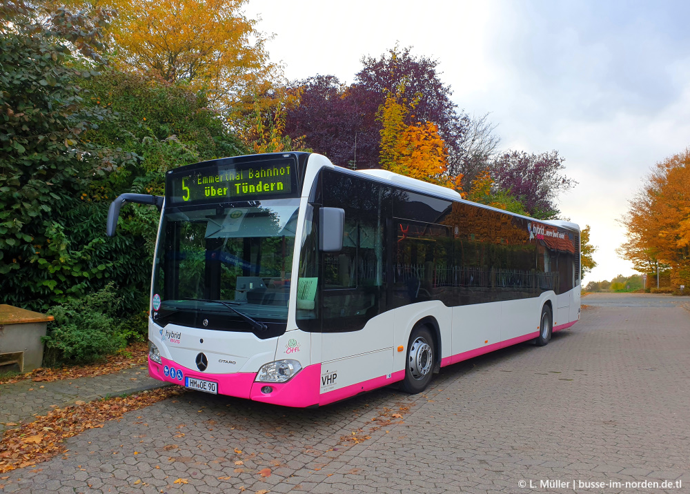 Нижняя Саксония, Mercedes-Benz Citaro C2 hybrid № 90