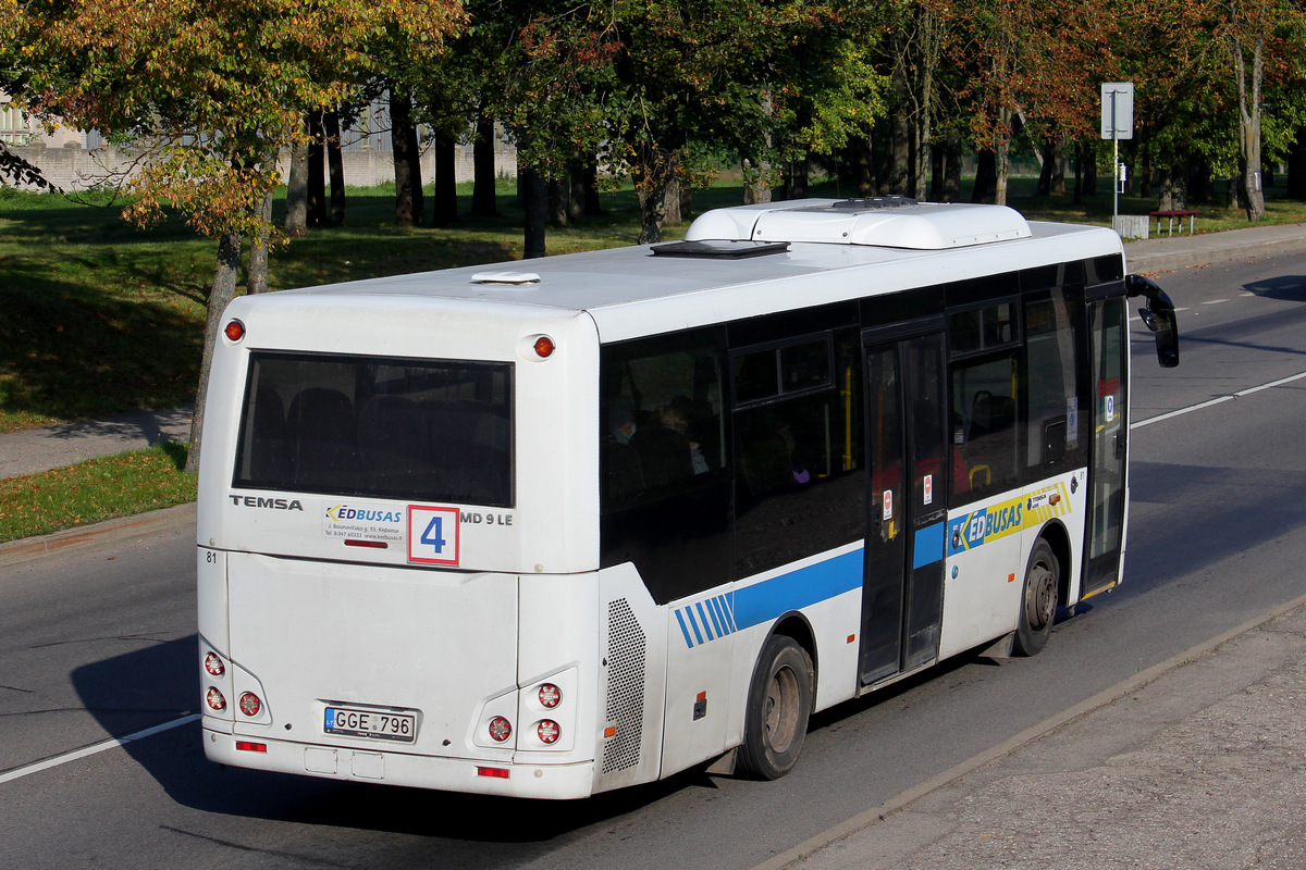 Литва, TEMSA MD9 LE № 81