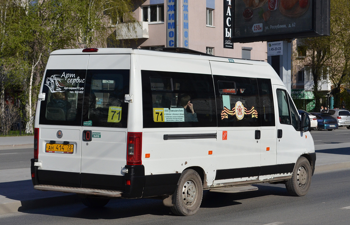 Тюменская область, FIAT Ducato 244 CSMMC-RLL, -RTL № АН 414 72