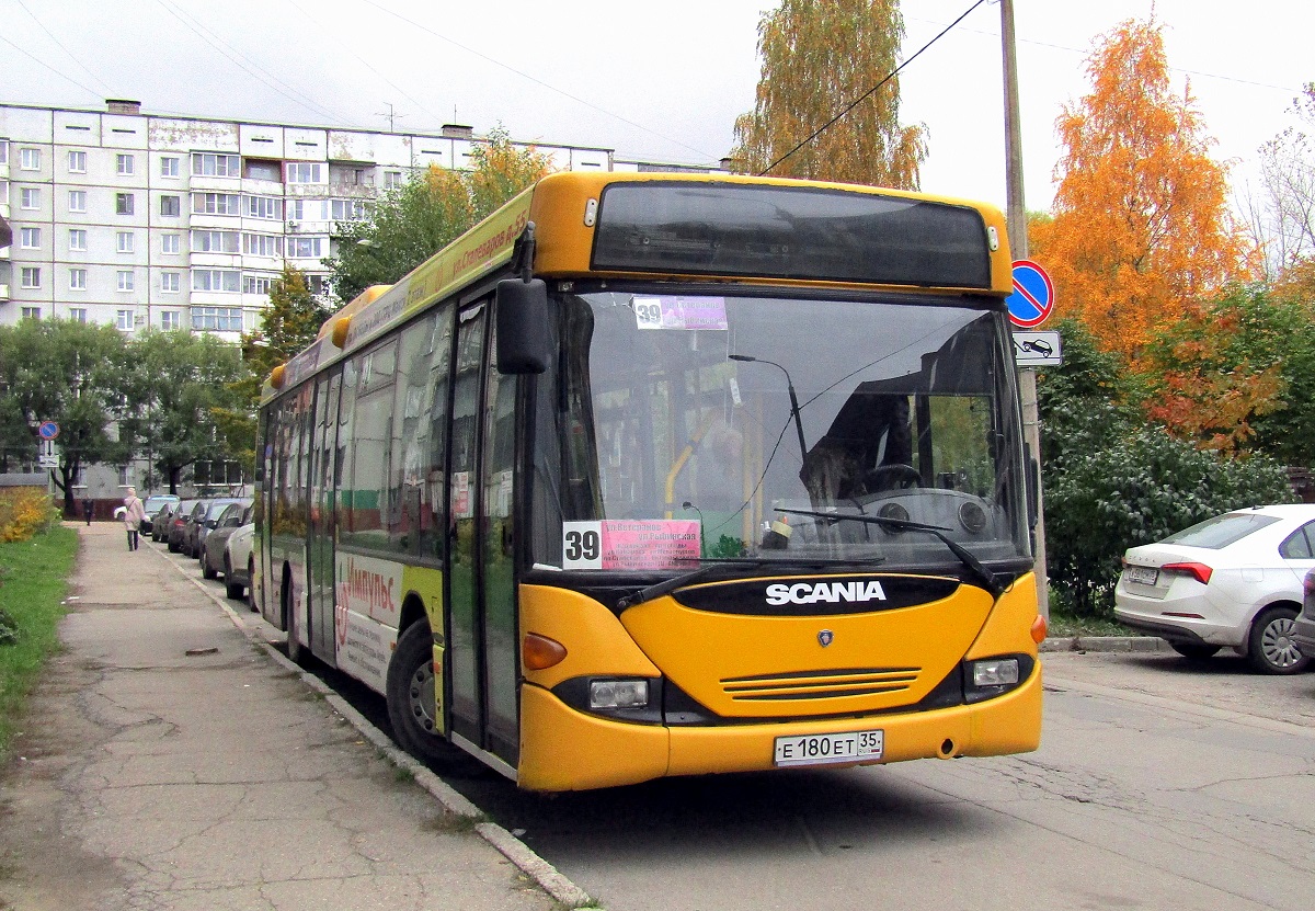 Вологодская область, Scania OmniLink I (Скания-Питер) № Е 180 ЕТ 35