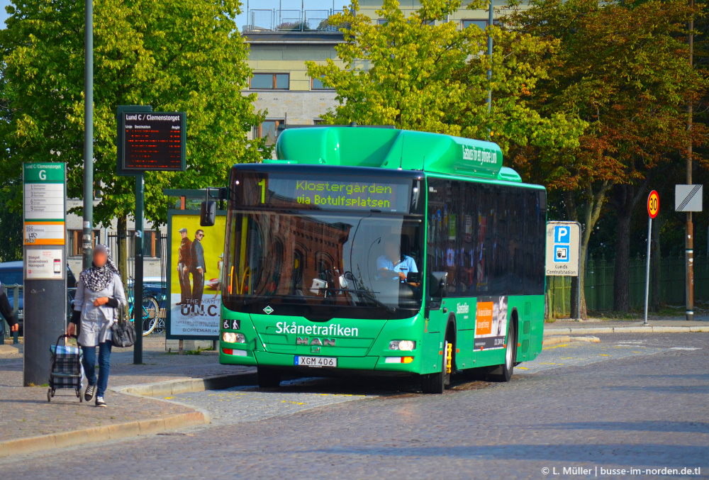 Швеция, MAN A21 Lion's City NL313 CNG № 351