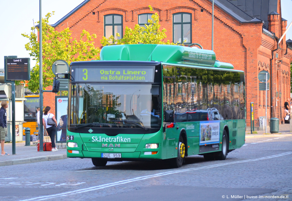 Швеция, MAN A21 Lion's City NL313 CNG № 320