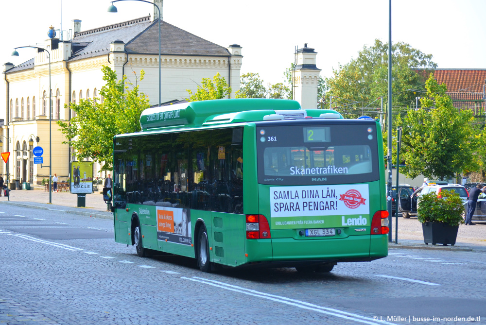 Швеция, MAN A21 Lion's City NL313 CNG № 361