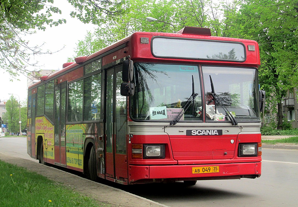 Вологодская область, Scania CN113CLL MaxCi № АВ 049 35