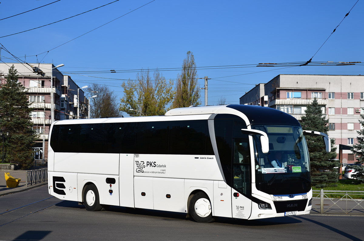 Польша, MAN R07 Lion's Coach RHC464 № 7551