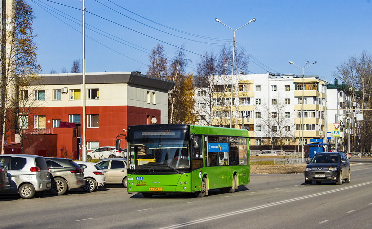 Ханты-Мансийский АО, МАЗ-206.068 № 2158