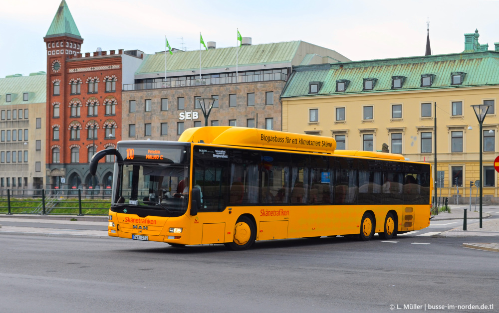 Швеция, MAN A44 Lion's City L LE NL313-15 CNG № 1139