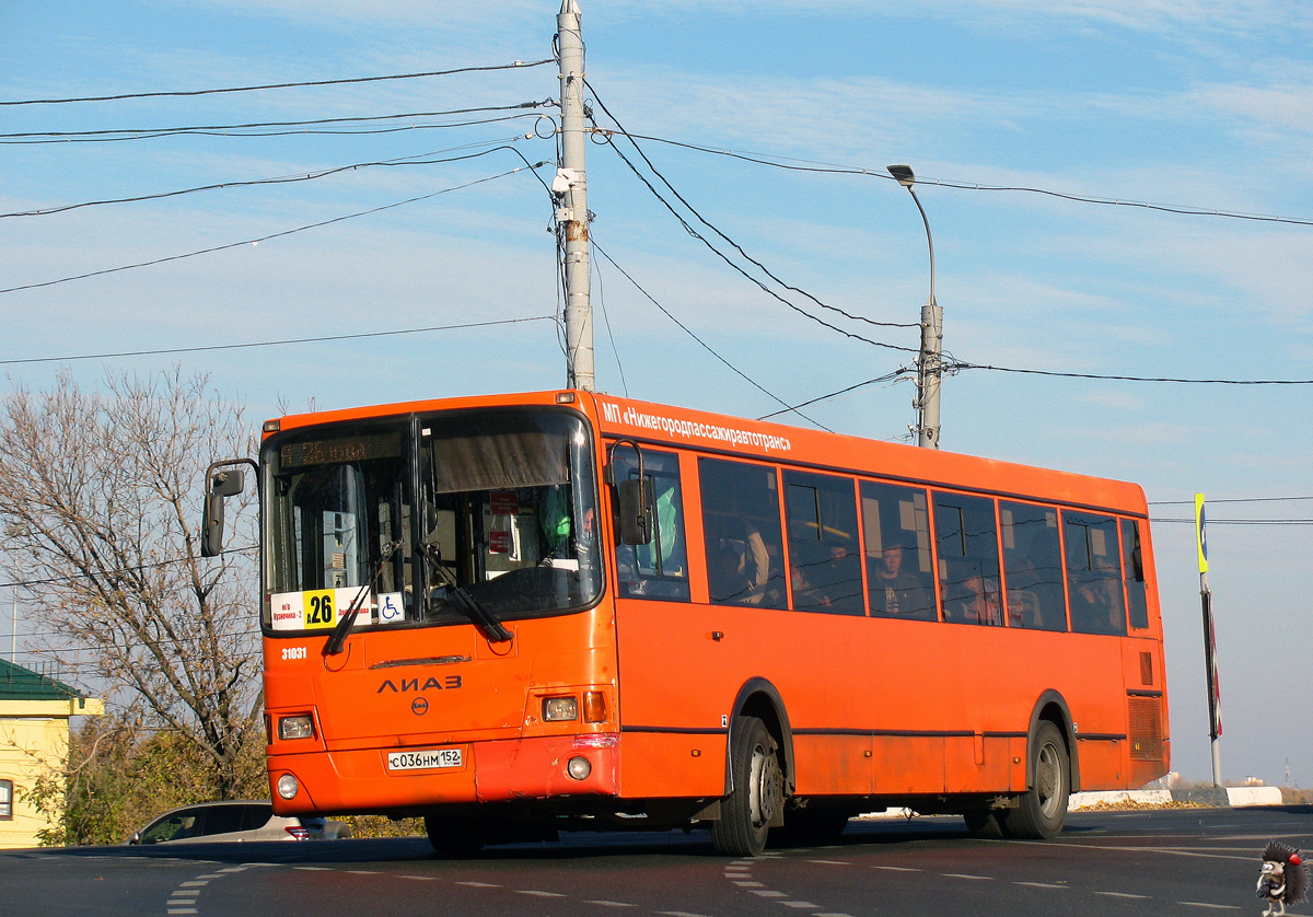 Нижегородская область, ЛиАЗ-5293.60 № 31031