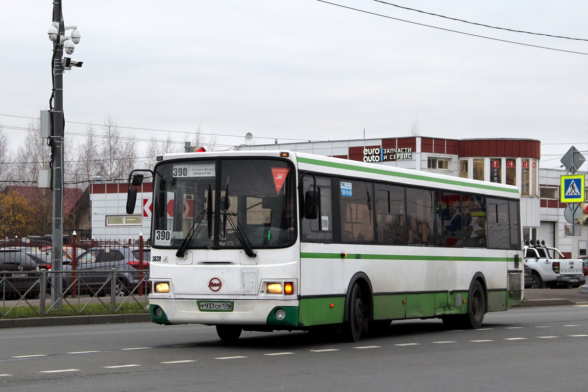 Санкт-Петербург, ЛиАЗ-5293.60 № 3839