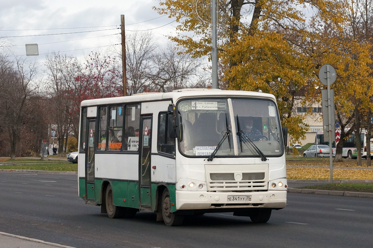 Вологодская область, ПАЗ-320402-03 № Е 341 УУ 35